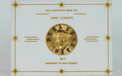 Jimmy Durante 55th Anniversary Gold Medal