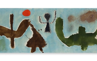 Joan Miró Femmes et oiseau devant le soleil