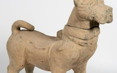 Large Chinese Han Dynasty Earthenware Dog