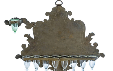 Large Hanukkah Lamp – Italy, 18th Century