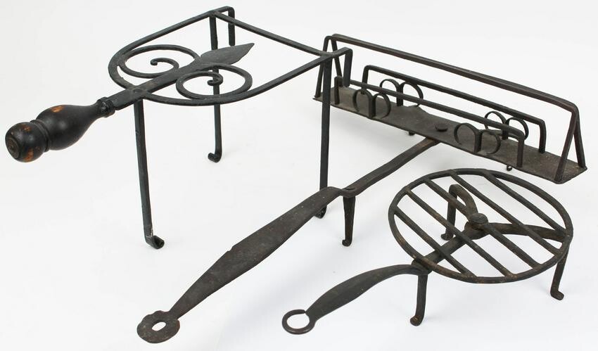 Late 18th- Early 19th c Wrought Iron Toasters