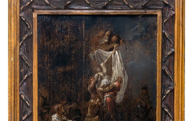 Leonard Bramer (Delft, 1596 - 1674) La discesa dalla croce....