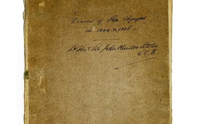 Littler (Sir John Hunter, 1783-1856). Diaries of Sea Voyages, 1824-6, original manuscript