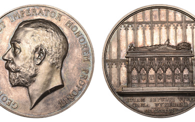 Local, HAMPSHIRE, Winchester College, King’s Medal, 1910, a silver award medal by...
