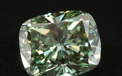 Loose 2.02 CT Lab Grown Fancy Green Diamond