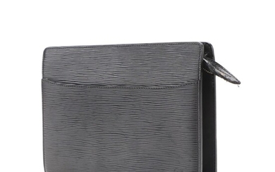 Louis Vuitton Pochette Homme Clutch Bag in Black Epi Leather