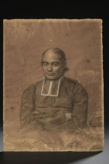 Luigi CALAMATTA (1801-1869) Portrait d'un...