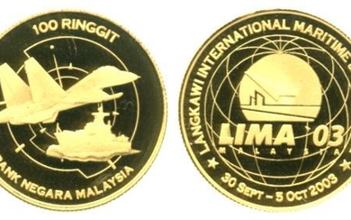 MALAYSIA Gold RM100 â€œLangkawi International Maritime