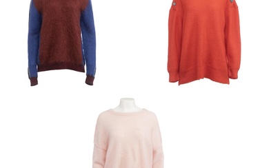 Malene Birger A collection comprising a light pink sweater of wool and...