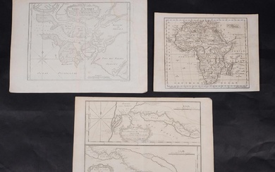 Maps: Africa: a group of three maps. comprises: BELLIN, Jacq...