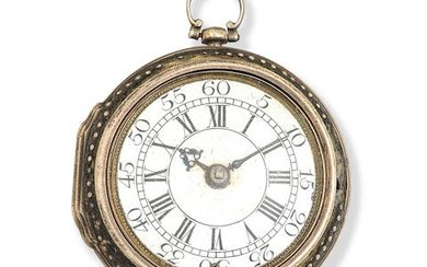 Markwick Markham, London. A silver key wind pair case pocket watch