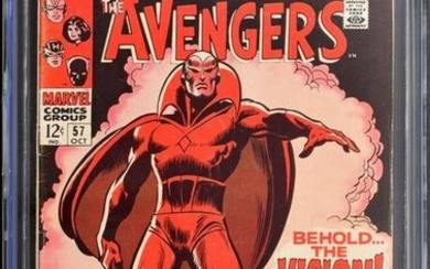 Marvel Comics THE AVENGERS #57, CGC 6.5
