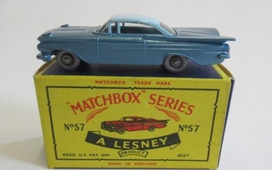 Matchbox 57b Chevrolet Impala, C-Type box M, model M (Est. p...