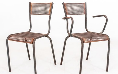 Mathieu Mategot French Modernist Side Chairs, 2
