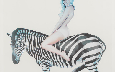 Mel Ramos (American, 1935-2018) Zebra