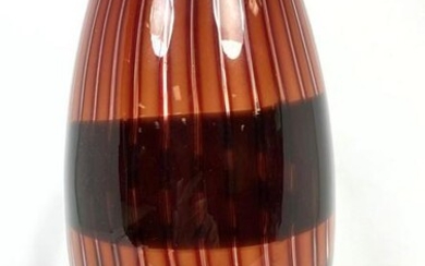 Murano Italian Art Glass Vase. Vertical interior design