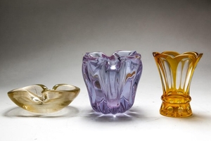 Murano, Venetian & Bohemian Art Glass Items, 3