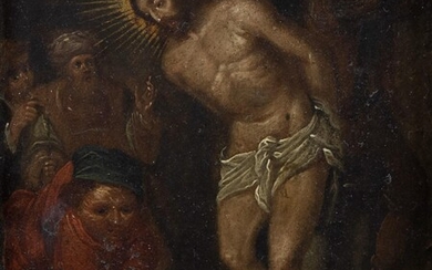Oil on copper Christus, around 1600, surroundings of Frans Franken