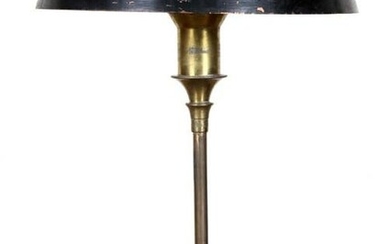 POUL HENNINGSEN STYLE BRASS COPPER TABLE LAMP