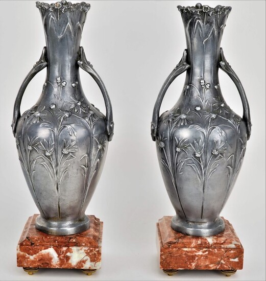 Paar Amphoren Vasen, Frankreich um 1900