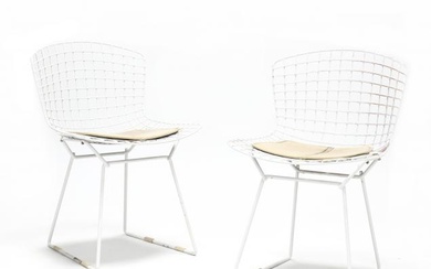 Pair of Harry Bertoia Wire Chairs