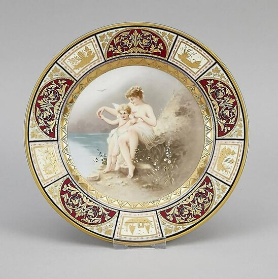 Porcelain plate, Vienna, 19th centu