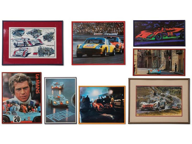 Porsche Racing Posters and Photographs