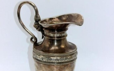 Rare Antique European Silver Ewer