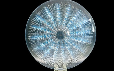 Rene Lalique Glass Plate, Oursins 10-3041