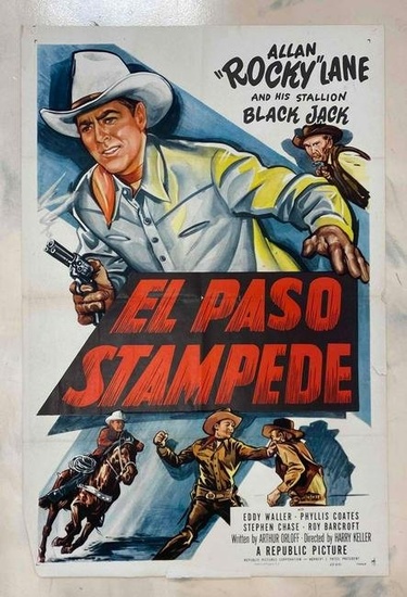 Republic Pictures El Paso Stampede Movie Poster