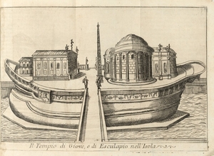 [Roma]. Roma antica distinta per regioni. Roma, Lazzarini, Giovanni Lorenzo Barbiellini e Bernabò, 1741.