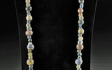 Roman, Persian & Islamic Glass Bead Necklace ex-Bonhams