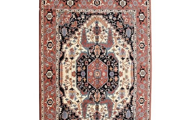 Romanian Serapi Style Wool Carpet.