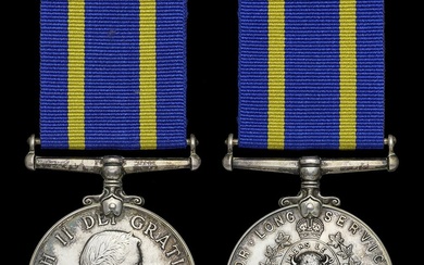Royal Canadian Mounted Police Long Service Medal, E.II.R. (W. W. McLeod.), good very fine
