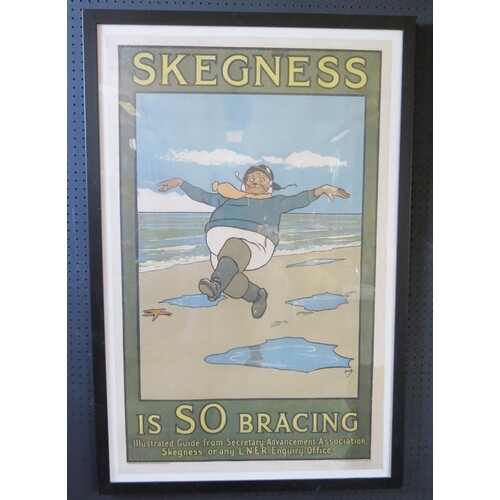 SKEGNESS IS SO BRACING, original L.N.E.R poster, 101x63.5cm,...