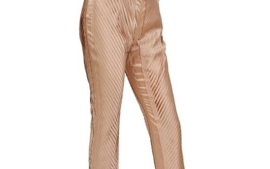 S/S 2004 GUCCI by TOM FORD NUDE SILK PANTS