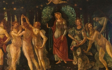 Sandro Botticelli Florence 1445 - 1510 Florence "Primavera" Répétition académique de qualité d'après le tableau...