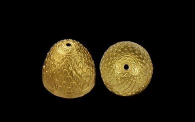 Scythian Gold Decorated Ritual Vessel