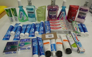 Selection of toothpastes and mouthwashesCondition Report There is no condition...