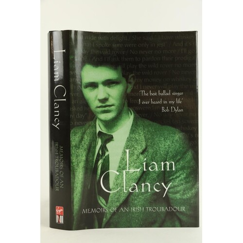 Signed by the Author Clancy (Liam) Memoirs of an Irish Tro...