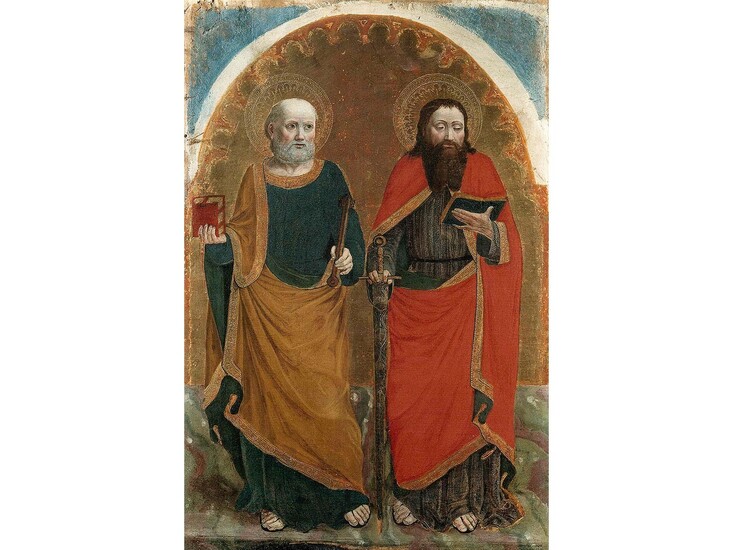 Stefano De’ Fedeli, Lombardischer Meister, tätig in der 2. Hälfte des 15. Jahrhunderts, Die Heiligen Petrus und Paulus