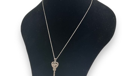 Sterling Silver Key Necklace