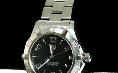 TAG Heuer Aquaracer Quartz Black Steel Watch