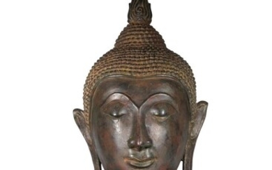 THAILANDE - XVe/XVIe siècle Tête de bouddha... - Lot 22 - Aponem