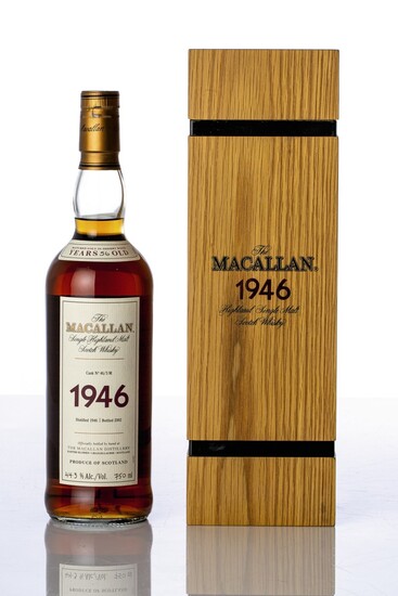 The Macallan Fine & Rare 56 Year Old 44.3 abv 1946 (1 BT75)