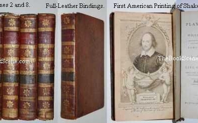 The Plays and Poems of William Shakspeare ( Shakespeare ). First American Printing 1795
