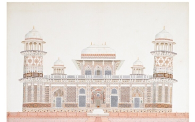 The Tomb of I’timad ud-Daulah at Agra, Company School, Agra, circa 1810-20