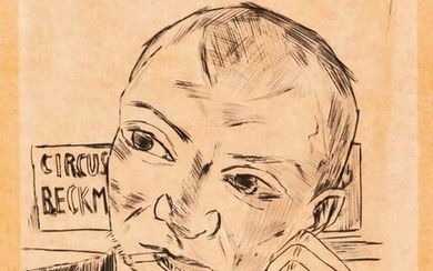 The crier (Self-portrait)