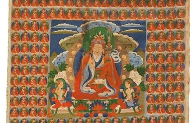 Tibetan Thangka Padmasambhava Guru Rinpoche