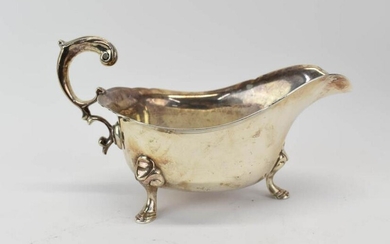 Tiffany Sterling Silver Footed Gravy